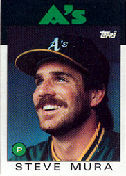 1986 Topps Baseball Cards      281     Steve Mura